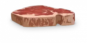 steak, high protein source