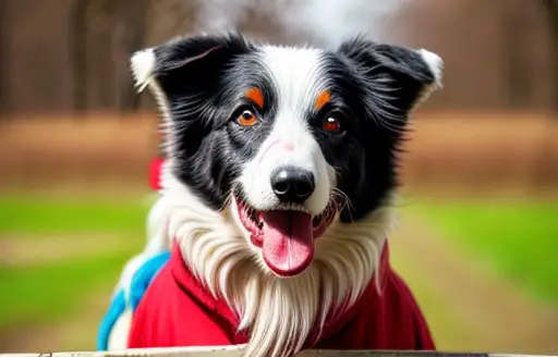 various coats of a border collie
